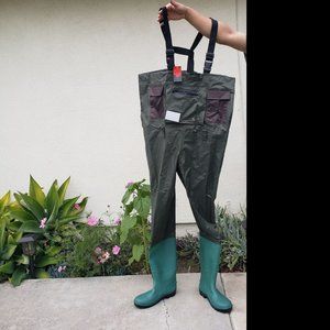 NEW Chest Waders Boots Fly Fishing Hunting Pants Supplies waterproof NWT